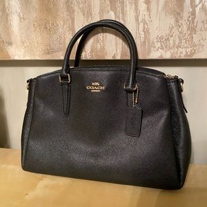 Coach Black Leather Handbag